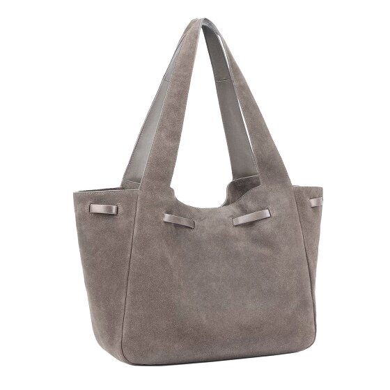LES VISIONNAIRES Garbriella Shopper Tasche Leder 40 cm