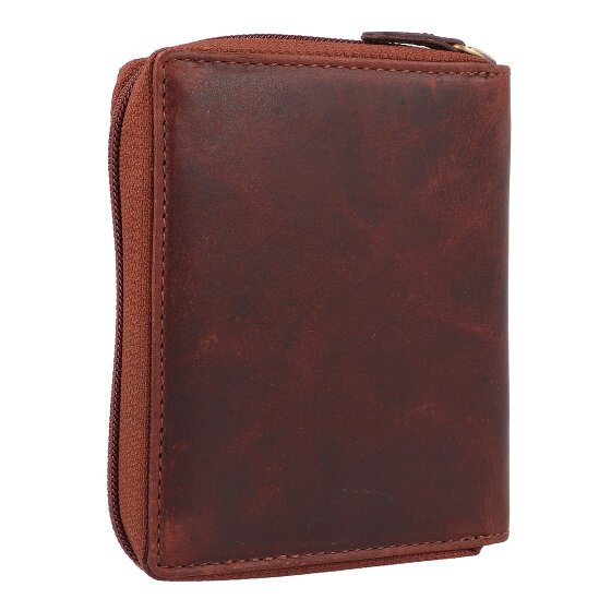 Greenburry Rugged Geldbörse RFID Schutz Leder 12.5 cm
