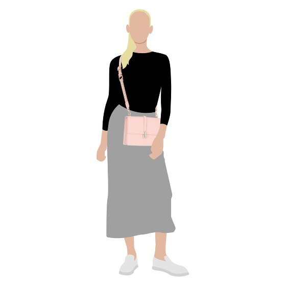 Seidenfelt Lilla Ro Umhängetasche 28 cm