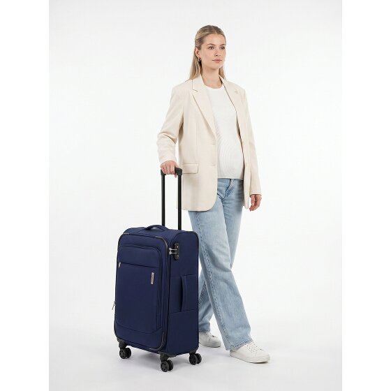 Travelite Priego 4 Rollen Trolley M 66 cm