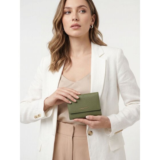 Lazarotti Bologna Leather XL Geldbörse mit Zip-Around Fach Leder 14 cm