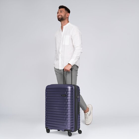 Pactastic Collection 04 THE MEDIUM + 4 Rollen Trolley M 66 cm mit Dehnfalte