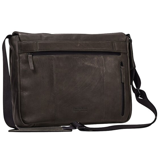 Leonhard Heyden Den Haag Messenger Leder 37 cm Laptopfach