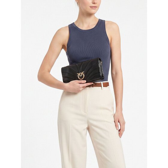 PINKO Love Horizontal Clutch Tasche Leder 27 cm