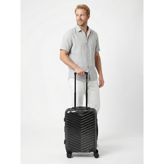 Redolz Essentials 18 4 Rollen Kabinentrolley 55 cm mit Dehnfalte