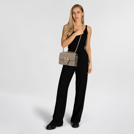 PINKO Love One Schultertasche Leder 21 cm