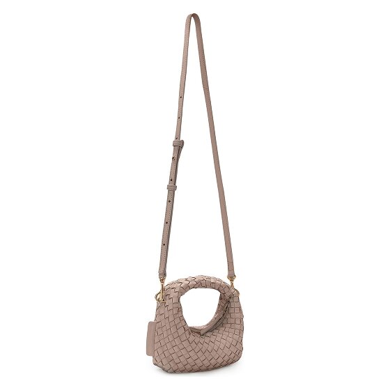 LES VISIONNAIRES Greta Micro weave Handtasche Leder 20 cm