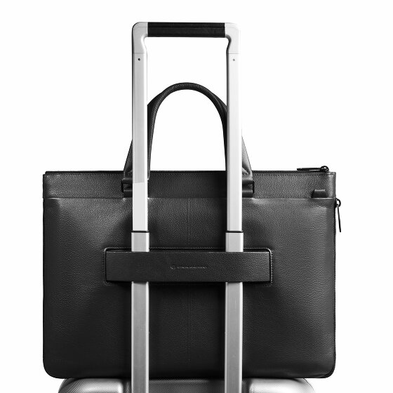Piquadro Russel Aktentasche RFID Schutz Leder 42 cm Laptopfach