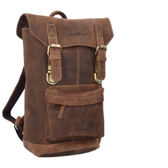 Greenburry Vintage Rucksack Leder 42 cm Laptopfach