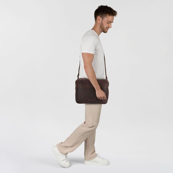 Jack Kinsky Porto Umhängetasche Leder 33 cm