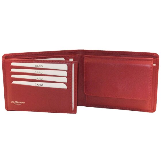 Golden Head Polo Geldbörse RFID Leder 12,5 cm