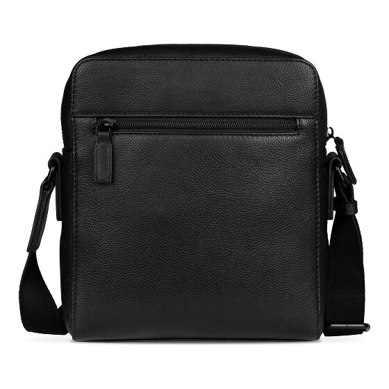 Bugatti Black Umhängetasche Leder 20 cm