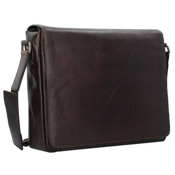 Leonhard Heyden Roma Messenger Leder 38 cm Laptopfach