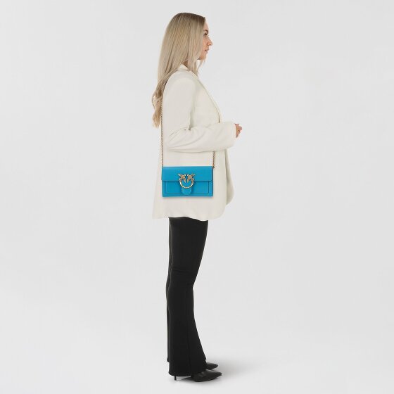 PINKO Love One Clutch Tasche Leder 19 cm