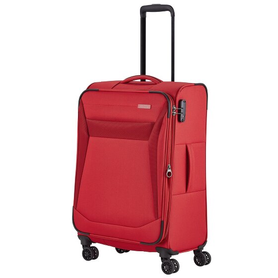 Travelite Chios 4 Rollen Trolley 67 cm mit Dehnfalte