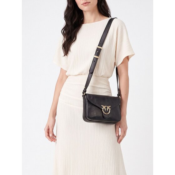 PINKO Love Satchel Mini Umhängetasche Leder 21 cm