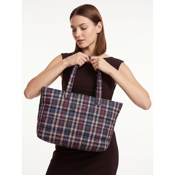 Mandarina Duck Tartan Shopper Tasche 42 cm