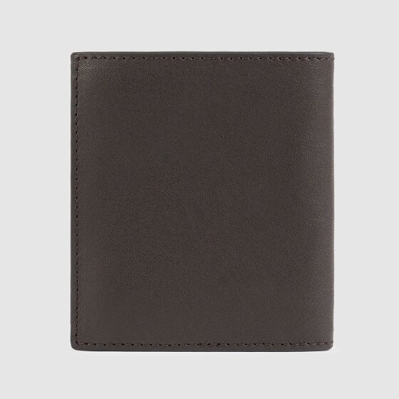 Piquadro Black Square Geldbörse RFID Schutz Leder 8.5 cm