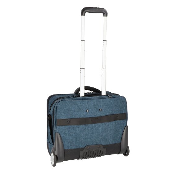Dermata 2 Rollen Businesstrolley 41 cm Laptopfach