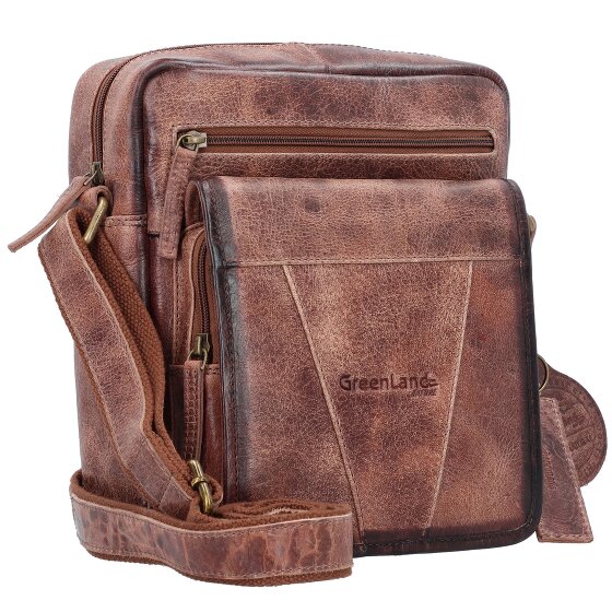 Greenland Nature Mascu & Line Umhängetasche Leder 25 cm
