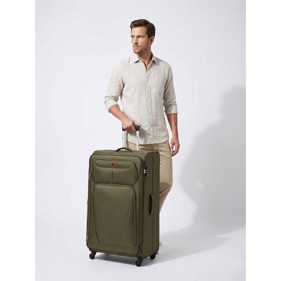 Wenger Beaumont 4-Rollen Trolley XL 87 cm Sondergrösse mit Dehnfalte