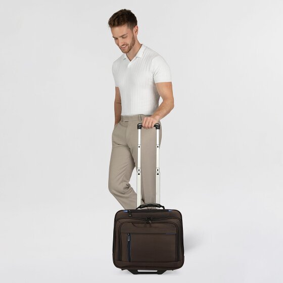Dermata 2 Rollen Businesstrolley 38 cm Laptopfach