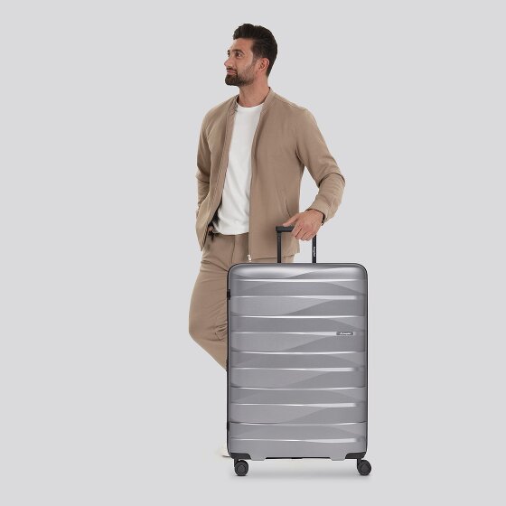 Bergpfeil Travel 4-Rollen Trolley L 75 cm mit Dehnfalte