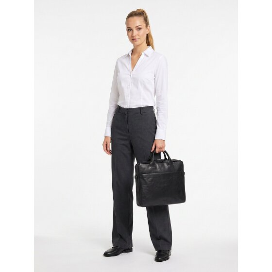 Jost Glasgow Aktentasche Leder 37 cm Laptopfach