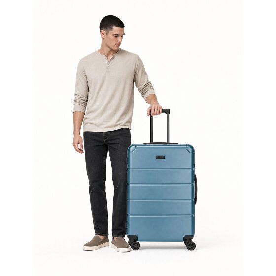 Police Dublin 4 Rollen Trolley L 75 cm mit Dehnfalte