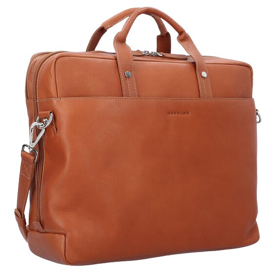 Harold's Heritage Aktentasche Leder 38 cm Laptopfach