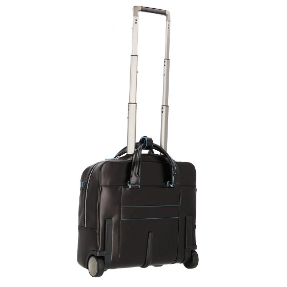 Piquadro Blue Square 2-Rollen Businesstrolley Leder 36 cm Laptopfach