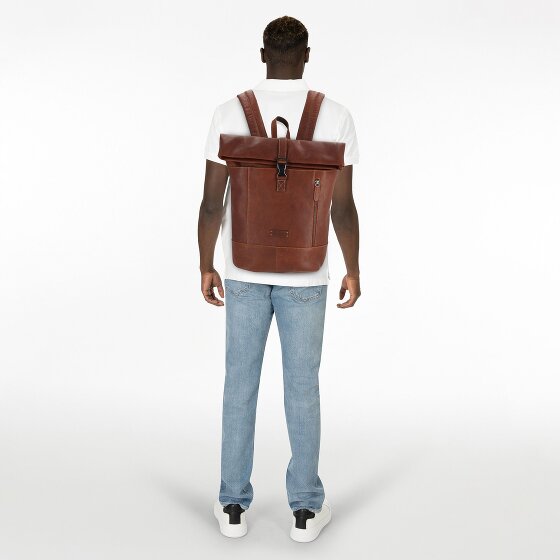 Jack Kinsky Porto Daypack Leder 43 cm Laptopfach