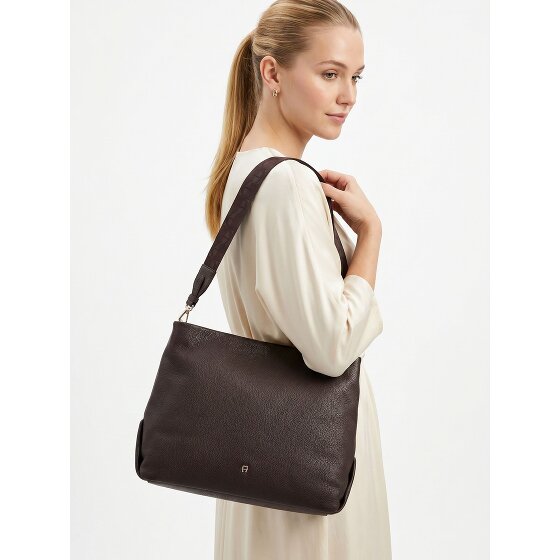 AIGNER Paola Schultertasche Leder 37.5 cm