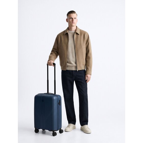 Travelite Air Stripe 4 Rollen Kabinentrolley S 55 cm mit Dehnfalte