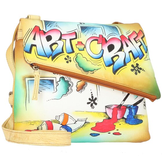 Greenland Nature Art+Craft Umhängetasche Leder 30 cm