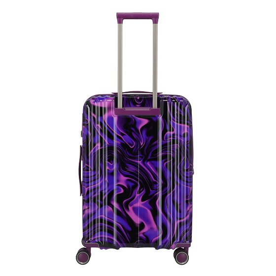 Travelite Lascana Edition 4 Rollen Trolley M 65 cm mit Dehnfalte