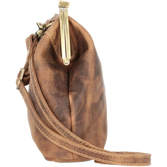 Greenburry Vintage Clappy Umhängetasche Leder 23 cm