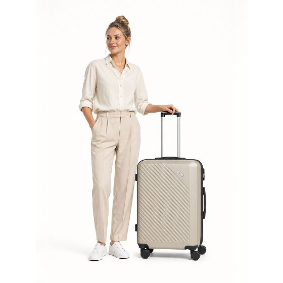 Check.In Paradise 2.0 4 Rollen Trolley M 68 cm mit Dehnfalte