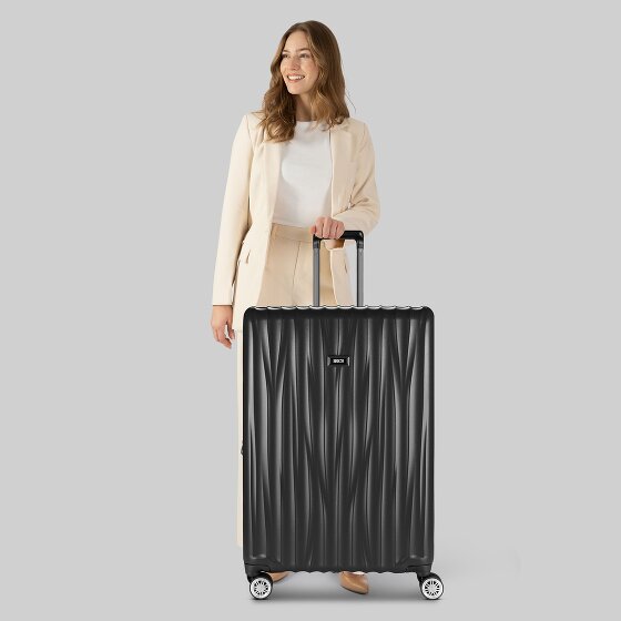Bric's Cervia 2.0 4 Rollen Trolley L 77 cm mit Dehnfalte