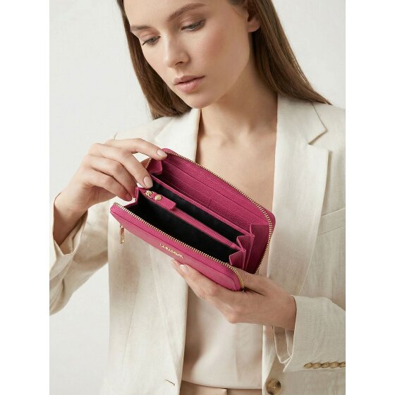 Lazarotti Bologna Leather XL Zip-Around Geldbörse Leder 19 cm