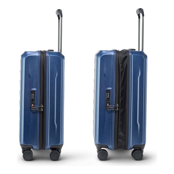 Stratic Phoenix 4 Rollen Kabinentrolley 55 cm mit Dehnfalte