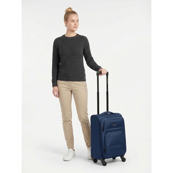 Smartbox Edition 04 4 Rollen Kabinentrolley 55 cm mit Dehnfalte