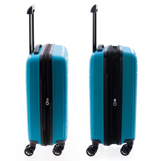 Gladiator 1700 4 Rollen Kabinentrolley 55 cm mit Dehnfalte