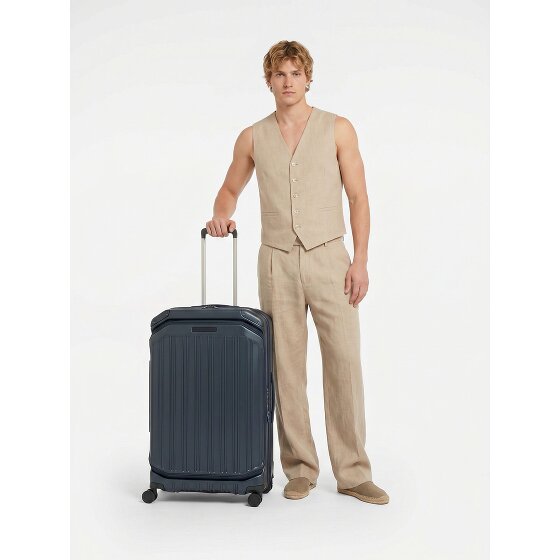 Piquadro PQ-Light 4 Rollen Trolley M 69 cm mit Dehnfalte