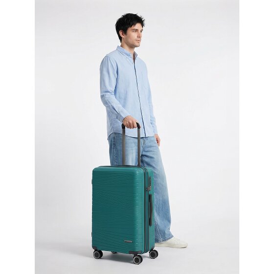 Franky Dallas 3.0 4 Rollen Trolley M 65 cm mit Dehnfalte