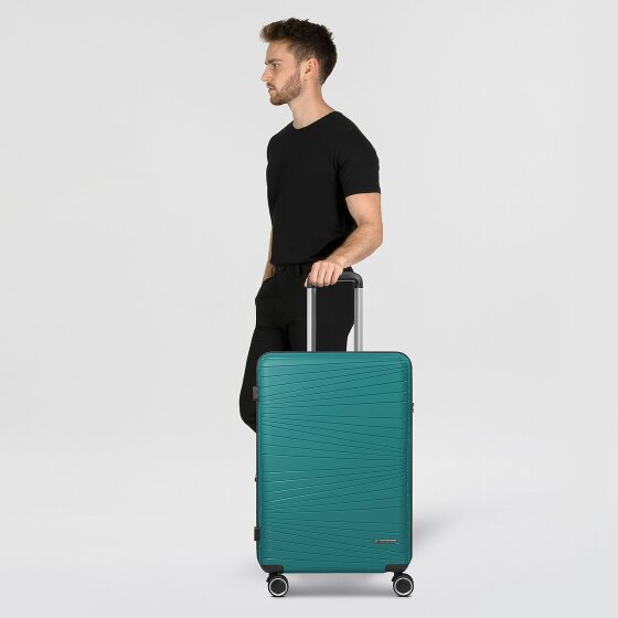 Franky Dallas 3.0 4 Rollen Trolley M 65 cm mit Dehnfalte