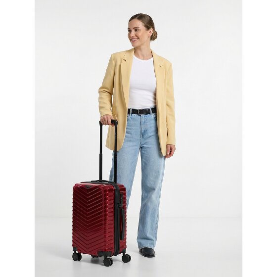 Redolz Essentials 18 4 Rollen Kabinentrolley 55 cm mit Dehnfalte