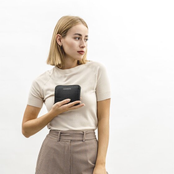 Lazarotti Milano Leather Geldbörse Leder 13,5 cm