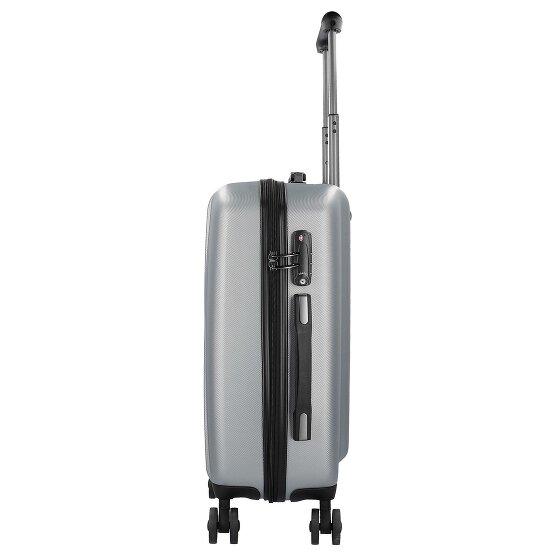 Bugatti Lima 2.0 4-Rollen Kabinentrolley 55 cm mit Doppelrollen