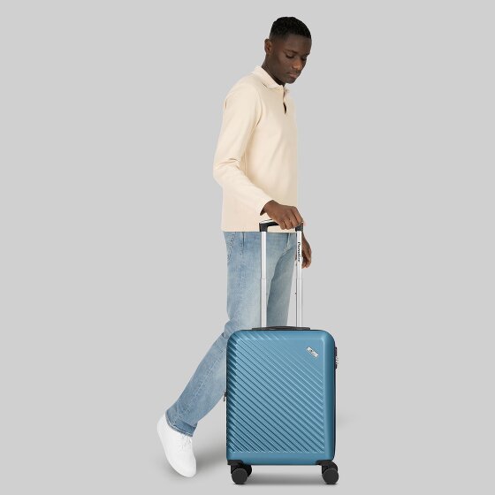 Check.In Paradise 2.0 4 Rollen Kabinentrolley S 55 cm mit Dehnfalte